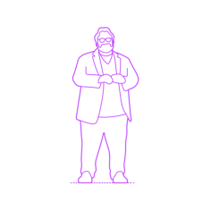 Pop Culture Directors Guillermo Del Toro Contour Svg Vector, Free Vectors File